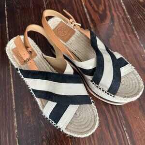 Tory Burch Grosgrain 80 mm Platform